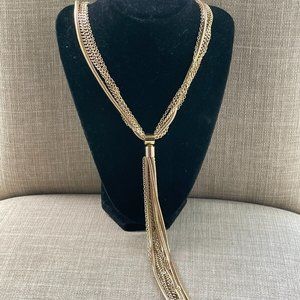 INC International Concept Women Necklace Gold Tone Jewelry Multi chain Necklace